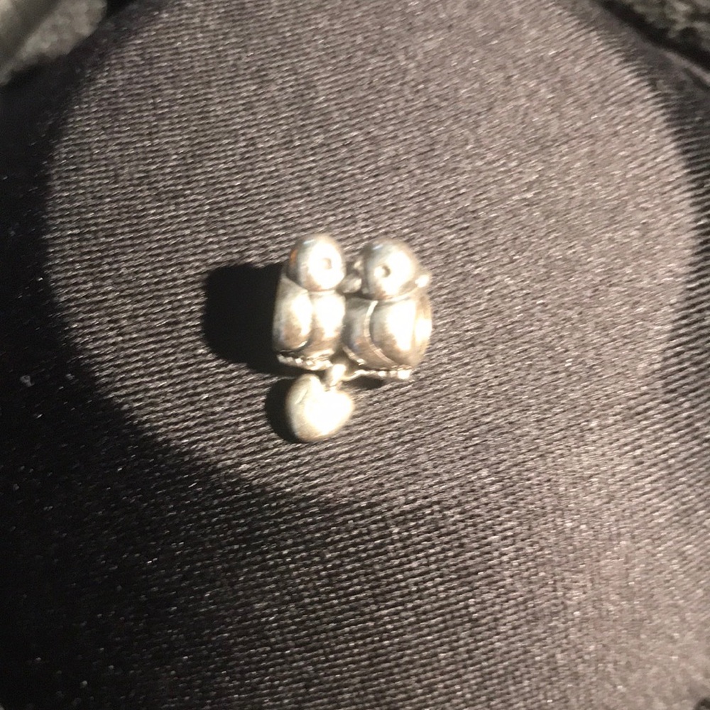 Pandora Sterling silver lovebirds charm